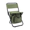 Fishing Folding Chair with Cooler Bag Portable Camping Stool Cooler Bag for Fishing/Beach/Outing