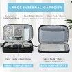 Electronic Organizer,Travel Cable Organizer Bag Pouch Electronic Accessories Carry Case Portable Waterproof Double Layers All-in-One Storage Bag