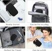 Electronic Organizer,Travel Cable Organizer Bag Pouch Electronic Accessories Carry Case Portable Waterproof Double Layers All-in-One Storage Bag