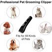 Dog and Cat Shaver, Enjoy Pets for Pet Grooming Black, Dog Grooming Kit with LCD Display, Cordless Dog Hair Clipper