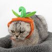 Pet Pumpkin Costume for Cats and Small Dogs Party Halloween Cosplay