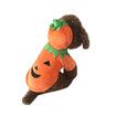 Pumpkin Dog Cat Costume Halloween Cosplay Warm Puppy Outfits Fleece Pet Clothes with Hat for Autumn Winter