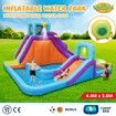 Inflatable Water Park Jumping Castle World Bouncer Trampoline Slide Play Pool Splash Game Toy Blow Up Outdoor 