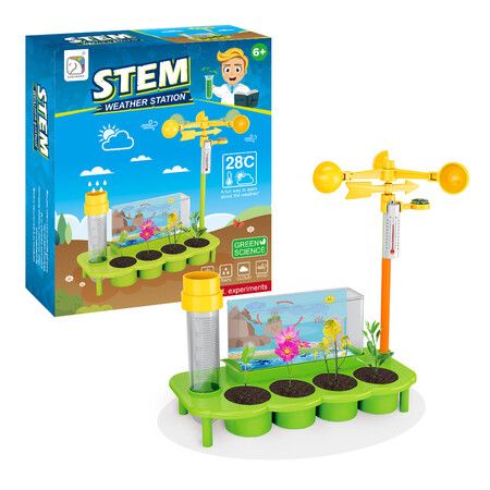 STEAM Powered Weather Station Toy Plant Growing Learning Climate
