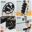 Compound Bow Arrow Archery Equipment Set Sports Hunting Target Shooting 20-55lbs Right Handed for Beginner Master Camo