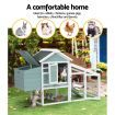 i.Pet Chicken Coop Rabbit Hutch 150cm x 60cm x 93cm Large Chicken Coop House Run Cage Wooden