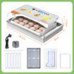 20 Egg Incubator Fully Automatic Hatching Turning Candler Machine for Chicken Quail Duck Poultry Bird Digital Turner Hatcher LED Light