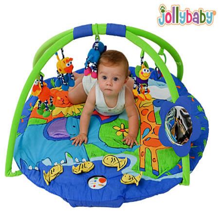 Jollybaby Interactive Discovery Gym Playmat With Lights Music