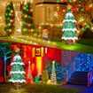 180cm Christmas Tree Decoration LED Strip Light Home Display Xmas Outdoor Holiday Ornaments Folding 3 Tiers 8 Flickering Effects Star Topper