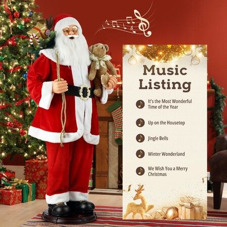 Animated sing-along with Santa サンタクロース