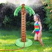 Palm Tree Sprinkler Inflatable Water Toy Pool Beach Lawn Outdoor Garden Spray Game Centre Toys for Kids Pets 160cm Tall 