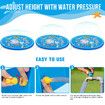 Water Play Mat Toy Sprinkler Pool Beach Dog Game Centre Splash Spray Pad Outdoor Lawn Garden Backyard 170cm for Children Pets