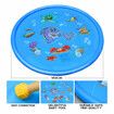 Water Toy Play Mat Sprinkler Beach Pool Dog Game Centre Pad Splash Spray Outdoor Lawn Garden Backyard 150cm for Children Pets