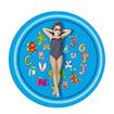 Sprinkler Water Mat Play Toy Beach Pool Kids Game Centre Pad Splash Spray Lawn Garden Backyard Outdoor 170cm