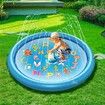 Sprinkler Water Mat Play Toy Beach Pool Kids Game Centre Pad Splash Spray Lawn Garden Backyard Outdoor 170cm