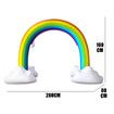 Water Sprinkler Play Toy Inflatable Pool Beach Float Game Centre Outdoor Lawn Garden Spray Squirter Large Rainbow Arch for Kids Pets 160cm Tall