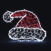 Christmas Light Decor Santa Hat LED Strip Rope Xmas Holiday Ornament Outdoor Indoor 80x60cm