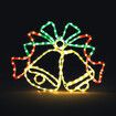 Christmas LED Light Strip Rope Xmas Bell Decor Holiday Ornament Outdoor Indoor 60 x 40CM