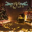 Christmas Light Decor LED Strip Rope Xmas Bell Star Leaf Holiday Ornament Outdoor Indoor 180x61cm XXL Size