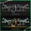 Christmas Light Decor LED Strip Rope Xmas Bell Star Leaf Holiday Ornament Outdoor Indoor 180x61cm XXL Size