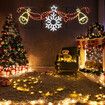 Christmas LED Light Decor Strip Rope Xmas Snowflake Bell Holiday Ornament Outdoor Indoor 145x53cm XL Size