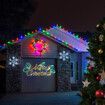 Merry Christmas Light LED Strip Rope Xmas Decor Holiday Ornament Outdoor Indoor Colourful 115x46cm L Size