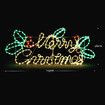 Merry Christmas Light LED Strip Rope Xmas Decor Holiday Ornament Outdoor Indoor Colourful 115x46cm L Size