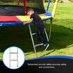 Genki 14ft Trampoline Rebounder Kids with Basketball Hoop Ladder Enclosure Jumping Bounce Outdoor Indoor Round