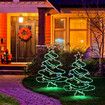 Solight Christmas Tree Light LED Strip Rope Xmas Decoration Holiday Ornament Outdoor Indoor IP65 125x88cm XL Size