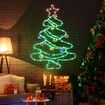 Solight Christmas Tree Light LED Strip Rope Xmas Decoration Holiday Ornament Outdoor Indoor IP65 125x88cm XL Size