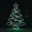 Solight Christmas Tree Light LED Strip Rope Xmas Decoration Holiday Ornament Outdoor Indoor IP65 125x88cm XL Size