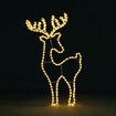 Solight Reindeer Christmas Light LED Strip Rope Xmas Holiday Ornament Outdoor Indoor IP65 88x50cm