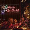 Solight Merry Christmas Light Xmas LED Rope Strip Decoration Holiday Ornament Indoor Outdoor IP65 130x60cm XL Size