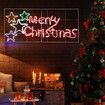 Solight Merry Christmas Light Xmas LED Rope Strip Decoration Holiday Ornament Indoor Outdoor IP65 130x60cm XL Size