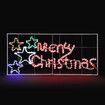 Solight Merry Christmas Light Xmas LED Rope Strip Decoration Holiday Ornament Indoor Outdoor IP65 130x60cm XL Size