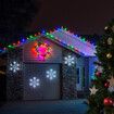 Solight Christmas LED Light Snowflake Strip Rope Xmas Decoration Holiday Ornament Outdoor Indoor IP65 80x75cm M size