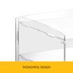 Cupcake Display Cabinet Acrylic Cake Bakery Shelf Unit Case 4 Tier Stand Model Donut Pastry Toy Showcase 5mm Thick Transparent