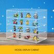 Cupcake Display Cabinet Acrylic Cake Bakery Shelf Unit Case 4 Tier Stand Model Donut Pastry Toy Showcase 5mm Thick Transparent