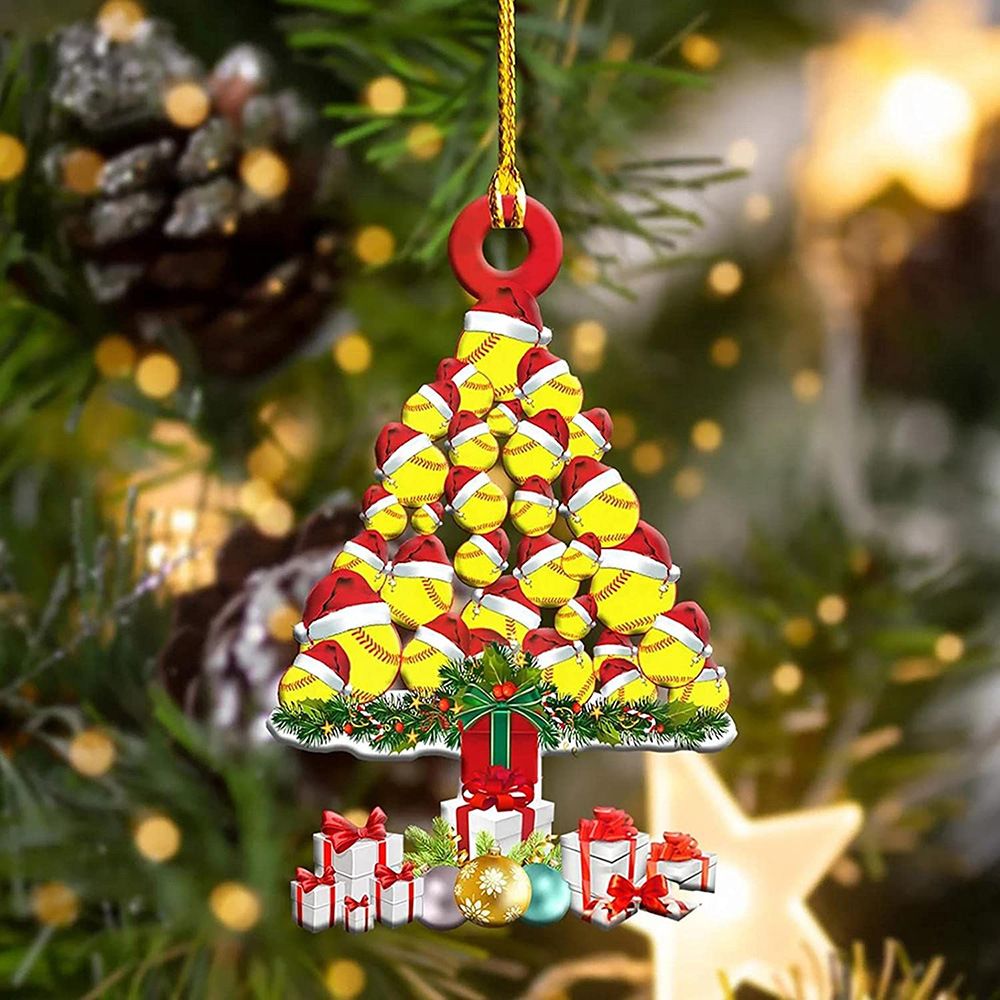 8PCS Christmas Ornaments Set for Mini Christmas Tree Decorations