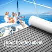 Marine Carpet Boat Flooring EVA Foam Decking Sheet Matting Non Slip Mat Covering Yacht Pad Dark Grey Bevel Design