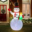 Christmas Decor Inflatable Snowman Decoration Xmas Light Holiday Ornament Blow Up Outdoor Party Garden Built In LED 180cm