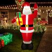 Christmas Santa Claus Decor Inflatable Decoration Xmas Light Holiday Ornament Blow Up Outdoor Indoor Garden Party Yard Built In LED 240cm