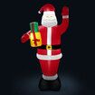 Christmas Santa Claus Decor Inflatable Decoration Xmas Light Holiday Ornament Blow Up Outdoor Indoor Garden Party Yard Built In LED 240cm