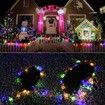 Outdoor Fairy Lights, Dalugo 20m 200LED Christmas Lights Outdoor for Tree Fence (Multicolor)