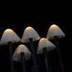 Outdoor Solar Garden Lights, 5M 12 Mini Solar Mushroom Lights for Yard Patio (Warm White)