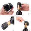 Bottle Password Code Lock Wine, Combination Lock Liquor Bottle Stopper (1 Pack)