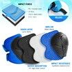 Size S Kids Protective Gear Set Knee Pads for Kids Toddler with Wrist Guards 3 in 1 for Skating Cycling Bike Rollerblading Scooter(Blue)