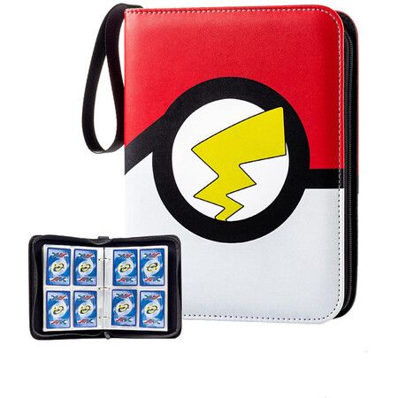 Card Binder for  Pokemon Cards Binder 4-Pocket, 440 Pockets Trading Card Games Collection Binder with Sleeves