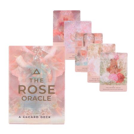 The Rose Oracle Cards Tarot Prophecy Divination Deck Family Party Board Game Fate Card Fortune Telling Game