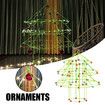 Fort Building Kit for Kids to DIY 3D Christmas Tree House Learning Toys Parent-kids Communication Imagination Game Gift